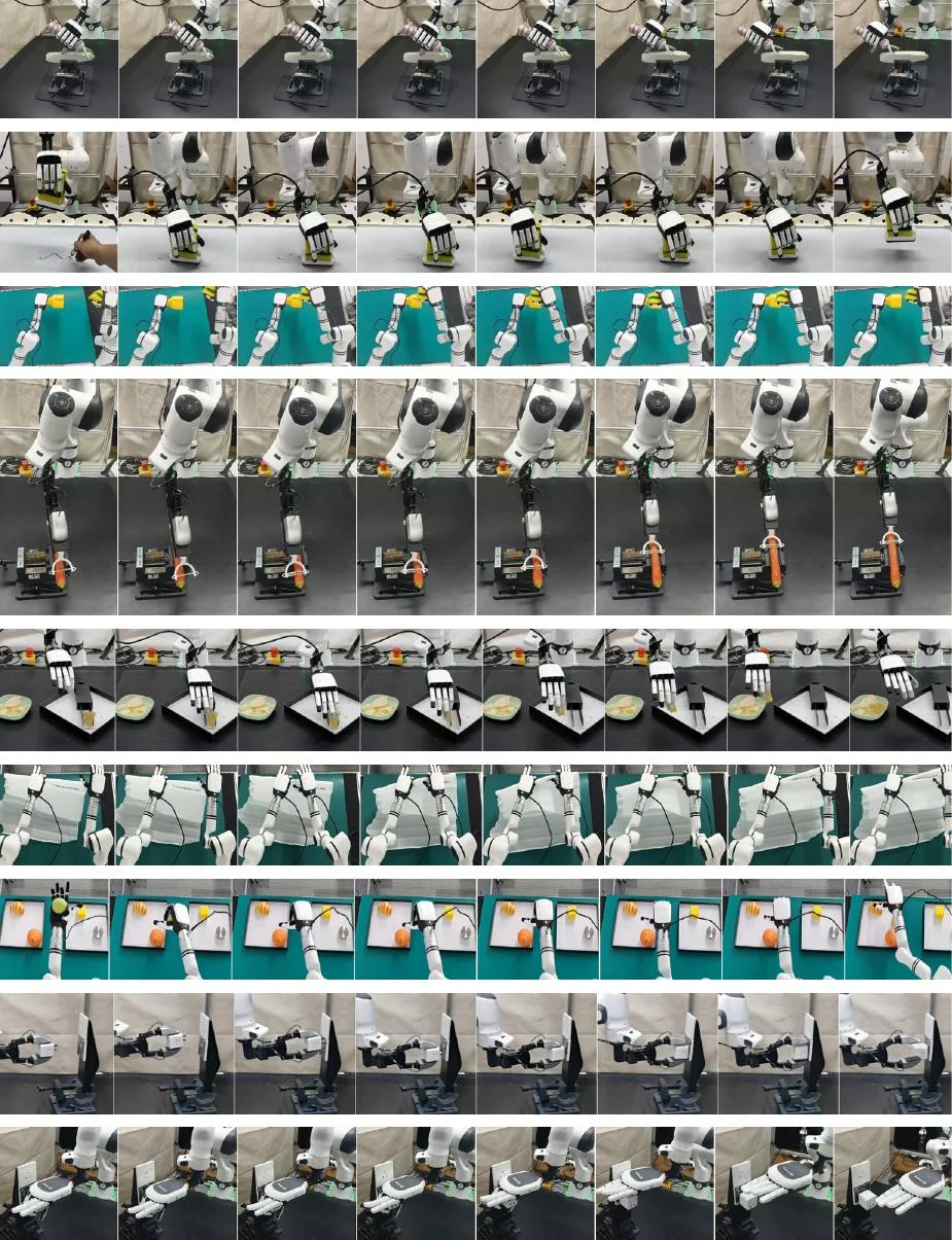 Out-of-distribution real robot demonstrations